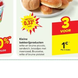 Broodjes op Carrefour