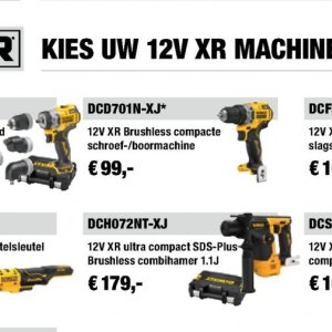 Boormachine op Dewalt