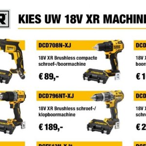 Boormachine op Dewalt