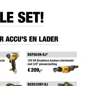 Lader op Dewalt