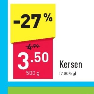 Kersen op Aldi