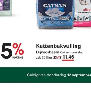 Kattenbakvulling op Sligro