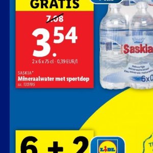 Mineraalwater op Lidl