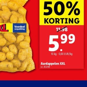 Aardappelen op Lidl