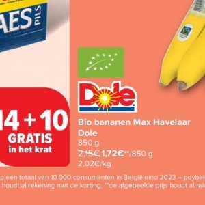 Bananen op Carrefour