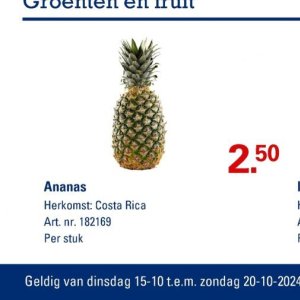 Ananas op Sligro-M