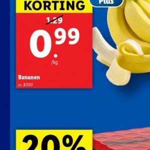 Bananen op Lidl