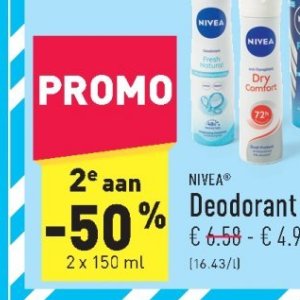 Deodorant nivea  op Aldi