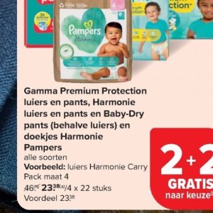 Luiers pampers  op Carrefour