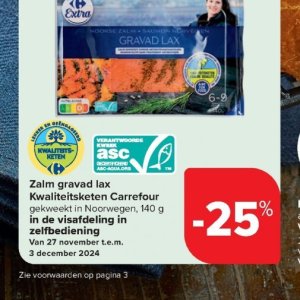 Zalm op Carrefour