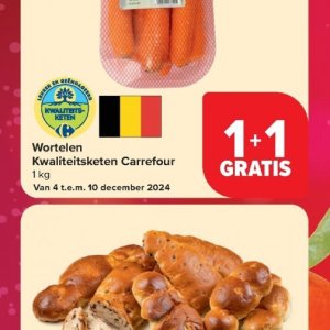 Wortelen op Carrefour