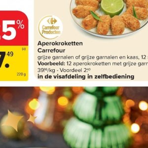 Garnalen op Carrefour