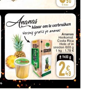 Ananas op Cora