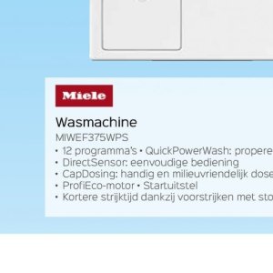 Wasmachine op Selexion