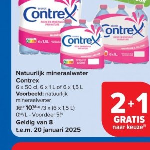 Mineraalwater op Carrefour