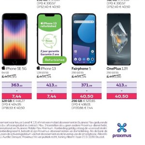 Smartphone op Proximus