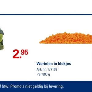 Wortelen op Sligro-M