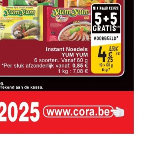 Noedels op Cora