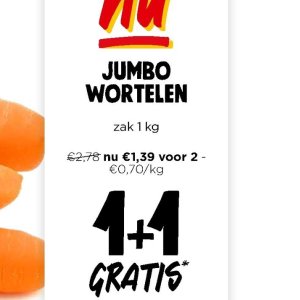 Wortelen op Jumbo