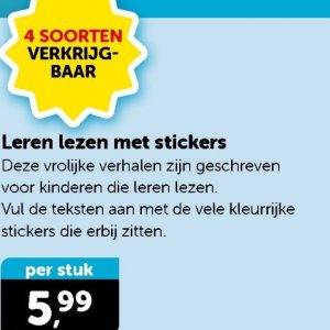 Stickers op Boekenvoordeel