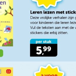 Stickers op Boekenvoordeel