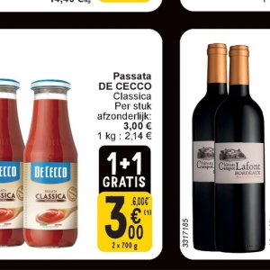  De Cecco op Cora