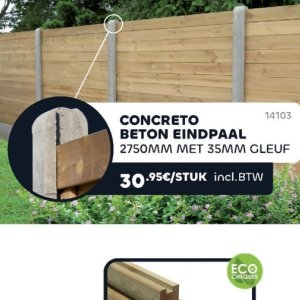 Beton op Belsack