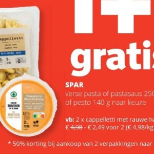 Pesto op Spar Retail