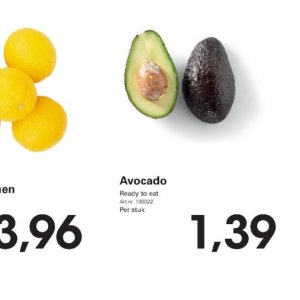 Avocado op Sligro-M