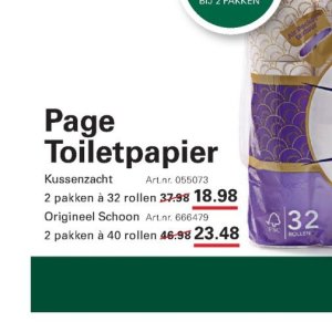 Toiletpapier op Sligro