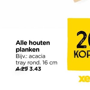 Houten planken op Xenos