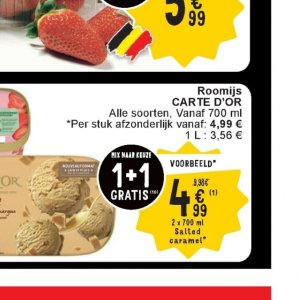 Roomijs op Cora