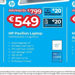 Laptop hp HP op Auva