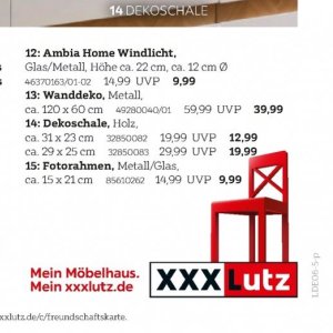 Glas op XXXL Meubels
