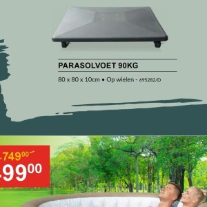 Parasolvoet op Handy Home