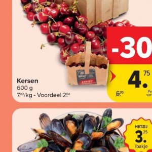 Kersen op Carrefour