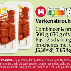 Brochettes op Delhaize