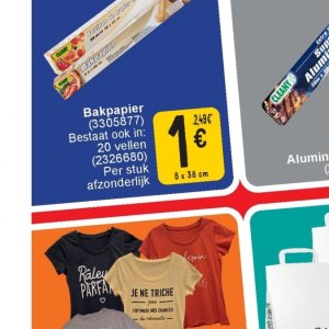 Bakpapier op Cora