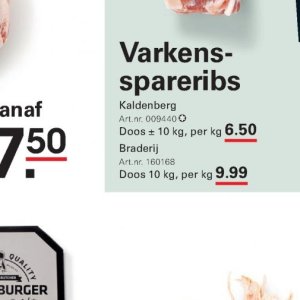 Doos op Sligro-M