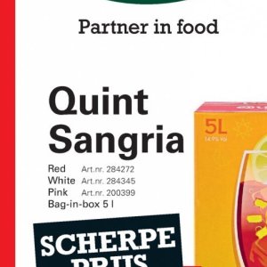 Sangria op Sligro-M