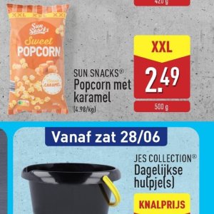 Snacks op Aldi