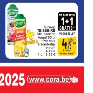Siroop op Cora