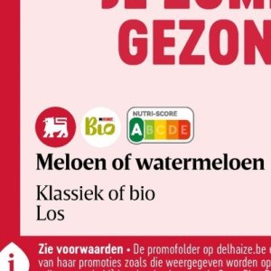 Watermeloen op Delhaize