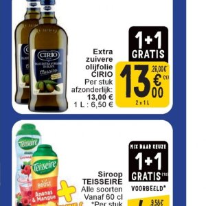 Olijfolie op Cora