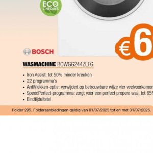 Wasmachine op Expert