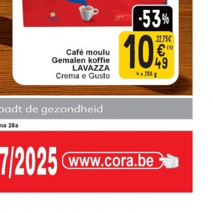 Koffie op Cora