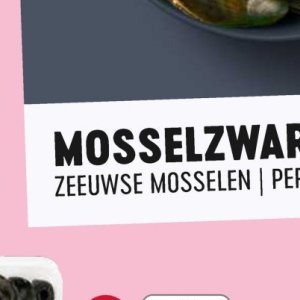 Mosselen op Delhaize