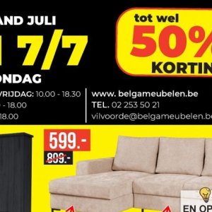 TV-set op Belga Meubelen