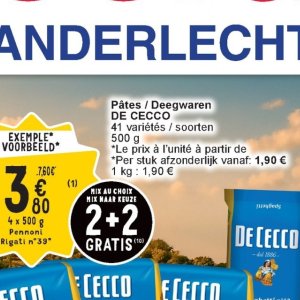  De Cecco op Cora