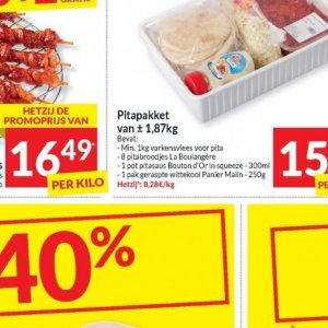 Varkensvlees op Intermarché